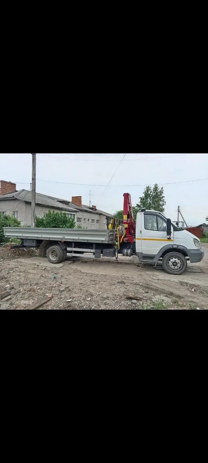 Валдай с КМУ — Бортовая машина с краном-манипулятором